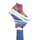 AIFFIA Escalator WHT Women’s high top canvas shoes