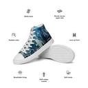 ABS MTM 1 WHT Womans high top canvas shoes