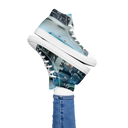 ABS MTM 1 WHT Womans high top canvas shoes