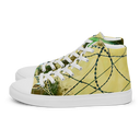 B&G Afghan Wire 1 WHT Women’s high-top canvas shoe