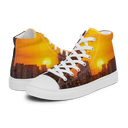 El Chapo Sunset Brunch WHT Women's High Top canvas shoes