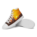 El Chapo Sunset Brunch WHT Women's High Top canvas shoes