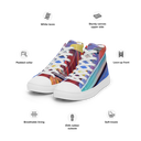 AIFFIA Escalator WHT Women’s high top canvas shoes