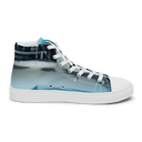 ABS MTM 1 WHT Womans high top canvas shoes