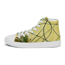 B&G Afghan Wire 1 WHT Women’s high-top canvas shoe