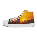 El Chapo Sunset Brunch WHT Women's High Top canvas shoes