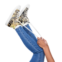 AIFFIA Motherland WHT Women’s high top canvas shoes