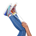 AIFFIA Escalator WHT Women’s high top canvas shoes