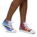 AIFFIA Escalator WHT Women’s high top canvas shoes