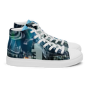 ABS MTM 1 WHT Womans high top canvas shoes