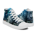 ABS MTM 1 WHT Womans high top canvas shoes