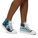 ABS MTM 1 WHT Womans high top canvas shoes