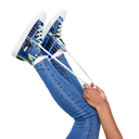 AIFFIA BLDG 1 WHT Women’s high top canvas shoes