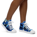 AIFFIA BLDG 1 WHT Women’s high top canvas shoes