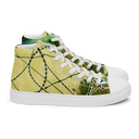 B&G Afghan Wire 1 WHT Women’s high-top canvas shoe