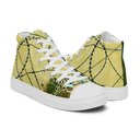 B&G Afghan Wire 1 WHT Women’s high-top canvas shoe