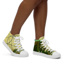 B&G Afghan Wire 1 WHT Women’s high-top canvas shoe