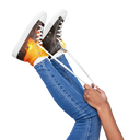 El Chapo Sunset Brunch WHT Women's High Top canvas shoes