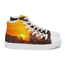 El Chapo Sunset Brunch WHT Women's High Top canvas shoes