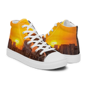 El Chapo Sunset Brunch WHT Women's High Top canvas shoes