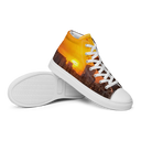 El Chapo Sunset Brunch WHT Women's High Top canvas shoes