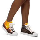 El Chapo Sunset Brunch WHT Women's High Top canvas shoes