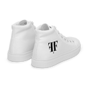 AIFFIA Logo WHT OUT Women’s high top canvas shoes