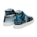 ABS MTM 1 WHT Womans high top canvas shoes