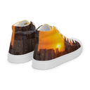 El Chapo Sunset Brunch WHT Women's High Top canvas shoes