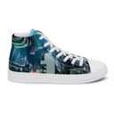 ABS MTM 1 WHT Womans high top canvas shoes
