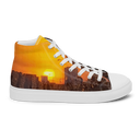 El Chapo Sunset Brunch WHT Women's High Top canvas shoes