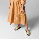 B&G Afghan Wire BLK Women's slides