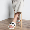 AIFFIA Logo WHT OUT Women's slides