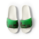 ABS Green Mic 1 WHT Women's slides