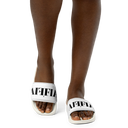 AIFFIA Logo WHT OUT Women's slides