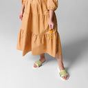 B&G Afghan Wire WHT Women's slides