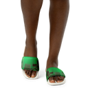 ABS Green Mic 1 WHT Women's slides