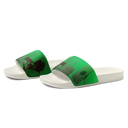 ABS Green Mic 1 WHT Women's slides